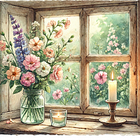 Fenêtre de la chambre