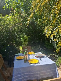 Table au jardin
